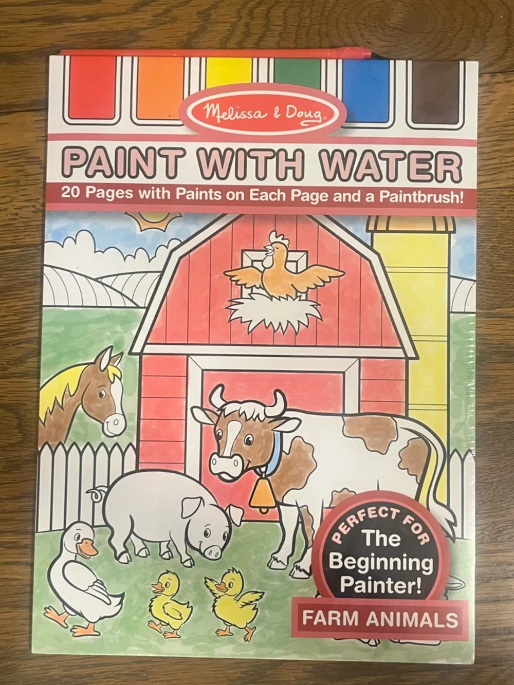 NEW Melissa & Doug Paint with Water - Princess and Farm Animals